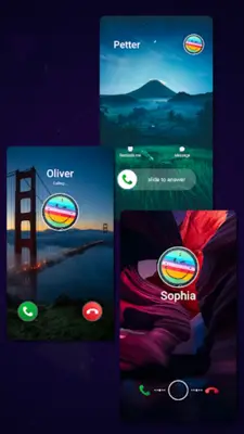 Color Call Flash - Call Themes android App screenshot 1